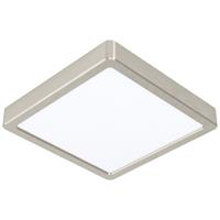 EGLO LED-Deckenleuchte 'Fueva 5' nickelfarben 21 x 21 x 2,8 cm 1800 lm