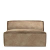 Rivièra Maison Modulaire Bank 'The Jagger' Center 125cm, Velvet, kleur Golden Beige