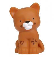 A Little Lovely Company nachtlamp Luipaard 14 cm PVC bruin