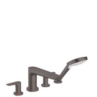 Hansgrohe Talis E afbouwdeel v. 4-gats badrandkraan v. inbouwdeel 13244180 brushed black chroom 71748340