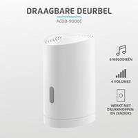 Klik aan & Klik uit KlikAanKlikUit mobiele draadloze deurbel ACDB-9000C