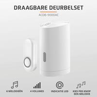 Klik aan & Klik uit KlikAanKlikUit draadloze deurbel + drukker ACDB-9000AC