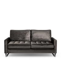 Rivièra Maison 2,5-zits Bank 'West Houston' Velvet, kleur Grimaldi Grey