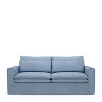 Rivièra Maison 2,5-zits Bank 'Continental' Washed Cotton, kleur Ice Blue