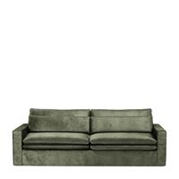 3,5-zits Bank 'Continental' Velvet, kleur Ivy