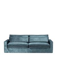 3,5-zits Bank 'Continental' Velvet, kleur Petrol