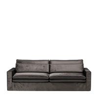 Rivièra Maison 3,5-zits Bank 'Continental' Velvet, kleur Grimaldi Grey