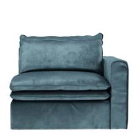 Rivièra Maison Modulaire Bank 'Continental' Corner Rechts, Velvet, kleur Petrol