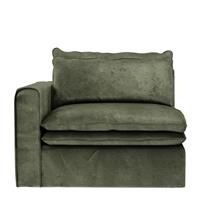 Rivièra Maison Modulaire Bank 'Continental' Corner Links, Velvet, kleur Ivy