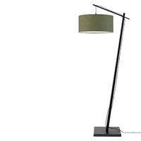 good&mojo Vloerlamp Andes - Zwart/Groen - 72x47x176cm