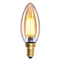 Highlight Lamp LED E14 kaars 4W 280LM 2200K Dimbaar amber
