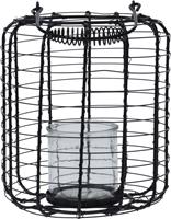 Home & Styling Lantaarn Zwart Metaal