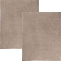 Erwin Müller Frottierdecke 2er-Pack Velours-Frottier beige Gr. 150 x 200
