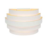 Highlight Wandlamp Scudo B 20 cm wit goud