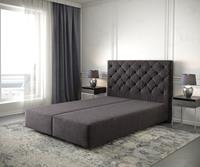 DELIFE Boxspringgestell Dream-Great 160x200 Mikrofaser Schwarz