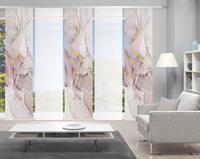 Vision Schiebegardine MARMOSA 5er SET, Bambus-Optik, Digital bedruckt