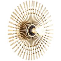 Brilliant Leuchten Wandleuchte, E27, Mendoza Wandleuchte 33cm gold