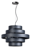 ETH hanglamp Blagoon 5 rings - antraciet