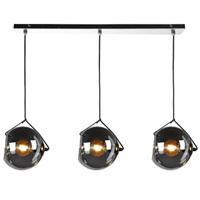 ETH hanglamp Orb 3 lichts balk - zwart