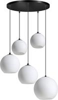 ETH hanglamp Orb 5 lichts - opal