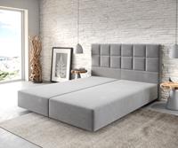 DELIFE Boxspringgestell Dream-Fine 160x200 Mikrofaser Grau