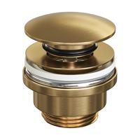 Gold Edition pop-up klikplug geborsteld goud PVD