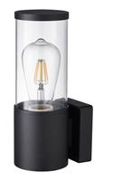 Groenovatie Wandlamp Rond, Modern Design, E27 Fitting, Waterdicht IP44, Zwart