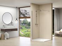 Van Rijn ST01 inloopdouche met helder glas 90x200cm chroom
