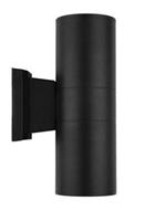 Groenovatie Wandlamp Up & Down, Rond, 2 x 5W, Waterdicht IP54, Zwart