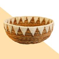 NusaOriginals Handgemaakte Ronde XL Mand (43x23cm)