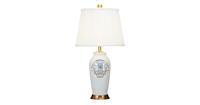 Fine Asianliving Chinese Tafellamp Modern Lotus D42xH81cm