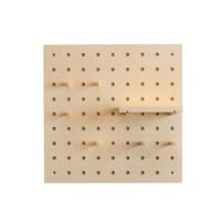 Furniteam Pegboard-organizer in Vierkante Vorm Naturel