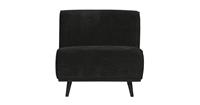 BePureHome STATEMENT 1-ZITS ELEMENT BREDE PLATTE RIB GRAPHITE