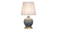 Fine Asianliving Oosterse Tafellamp Porselein Craquelle Grijs