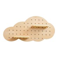 Furniteam Pegboard-organizer in Wolkvorm Naturel