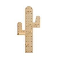 Furniteam Pegboard-organizer in Cactusvorm Naturel