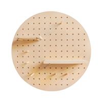 Furniteam Pegboard-organizer in Ronde Vorm Naturel