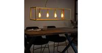 Dimehouse Industriële hanglamp Aiden 4-Lichts goud
