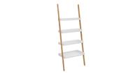 Ladderrek bamboe hout - Houten decoratie ladder - Open ladderkast - Ladder rek - Plantentrap - Boekenkast - Traprek