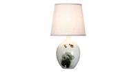 Fine Asianliving Chinese Tafellamp Gewassen Inkt Vissen D28xH53cm