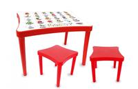 tafelset Easy Learning junior 57 x 41,5 cm rood 3-delig