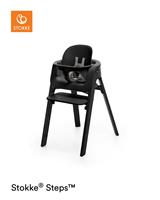 Stokke Steps℃ Stoel Compleet - Beech Wood - Black Seat/Black Legs