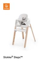 Stokke Steps℃ Stoel Compleet - Beech Wood - White Seat/Natural Legs