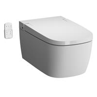 Douche Concurrent Toiletpot Hangend Plieger Vitra 38x60x45.5cm Wandcloset Keramiek Glans Wit Diepspoel Rimfree Douchewc Ladydouche Basic met Softclose Toiletzitting