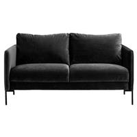 ebuy24 Sofa »Kingsley A2 2,5-Sitzer-Sofa mit schwa.//Anthrazitg«