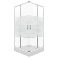 Kerra Madera douchecabine vierkant 80x80cm incl. douchebak
