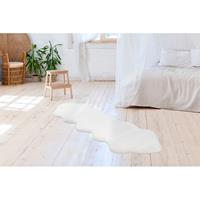 Kayoom Tapijt Rabbit Double Sheepskin 300 Weiß 60cm X 180cm