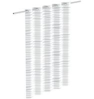 EISL Douchegordijn met golf 200x180x0,2 cm wit