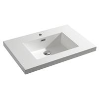 Reno wastafel 75x50cm wit