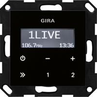 Gira 228405 UP-Radio RDS o. Lautsp. Swglas - Gira 228405 UP-Radio RDS o. Lautsp. Swglas